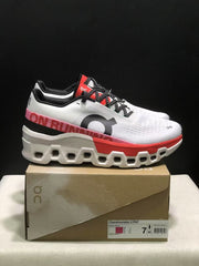 On Cloudmonster 2 PAF White Rose Running Sneakers