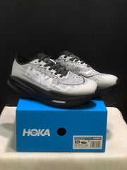 HOKA Mach X 2 Running Shoes in White and Black