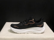HOKA Clifton 10 Running Shoes, Black and White