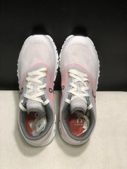 On Cloud 6 Push Sneakers in White and Pink