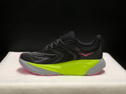 HOKA Arahi 8 Running Shoes, Black and Neon Yellow
