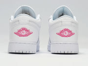 Jordan Air Jordan 1 Low White Pink Sneakers 554723-102