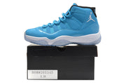 Air Jordan 11 High Sneakers in Blue and White