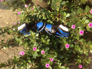 Jordan 1 High Blue and Black Basketball Sneakers
