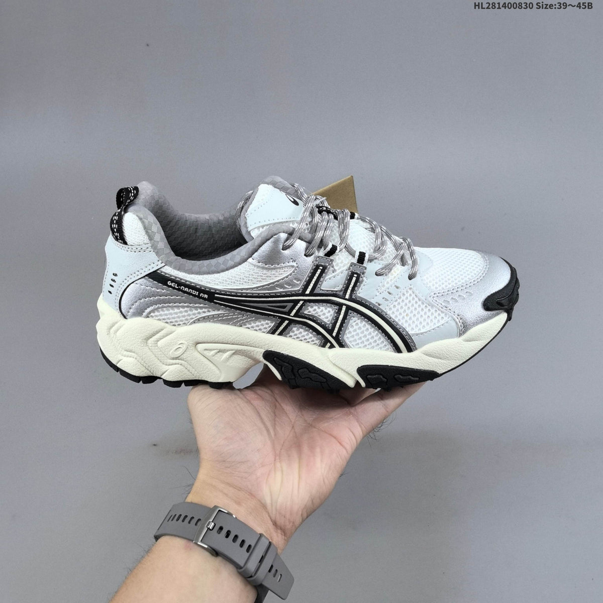 ASICS GEL-NANDI NR White Silver Running Sneakers