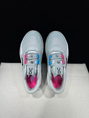 On The Roger Pro Fire Clay Grey Blue Tennis Shoes
