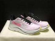 HOKA Clifton 10 Running Shoes in Pink and White