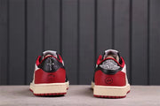Jordan Air Jordan 1 Low White Black Red Sail Sneakers
