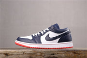 Air Jordan 1 Low Midnight Navy White 553558-481 Sneakers