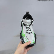 Balenciaga Triple S 2.0 Sneakers in White and Green