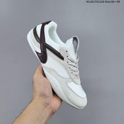Miu Miu Women's White and Gray Lace-Up Sneakers
