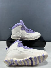Jordan Air Jordan 10 Hydrangeas Sneakers White Purple IQ0388-101