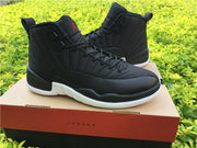 Jordan Air Jordan 12 Black Nylon High-Top Sneakers