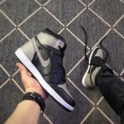 Air Jordan 1 High Shadow Black and Grey Sneakers