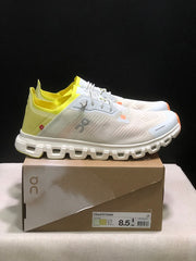On Cloud 6 Coast Sneakers in Ivory, Yellow and Orange