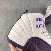 Jordan Air Jordan 12 White Purple Sneakers 510815-001