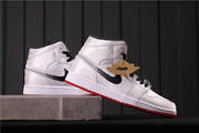 Air Jordan 1 Mid Edison Chen White Silk CU2804-100 Sneakers