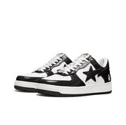 BAPE STA Low Black and White Sneakers 1H70-191-001