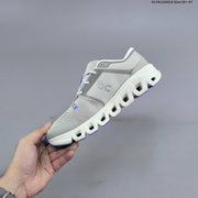 On Cloud X 5 Low-Top Sneakers in White and Mint
