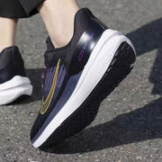 Nike Air Winflo 9 Running Shoes Black Blue Gold DD6203-007