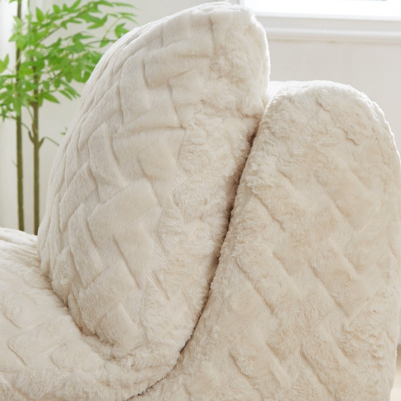 Full Compression Sofa Chair with Swivel Function & Ottoman - 360° Rotating Recliner, Plush Cushioning, No Assembly Required, Manual Reclining Mechanism, Space-Saving Design for Living Room, Home Office, Reading Nook - \u002FNeutral Tones