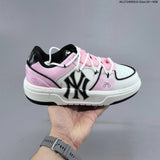 MLB Chunky Graffiti Sneakers in Pink and White