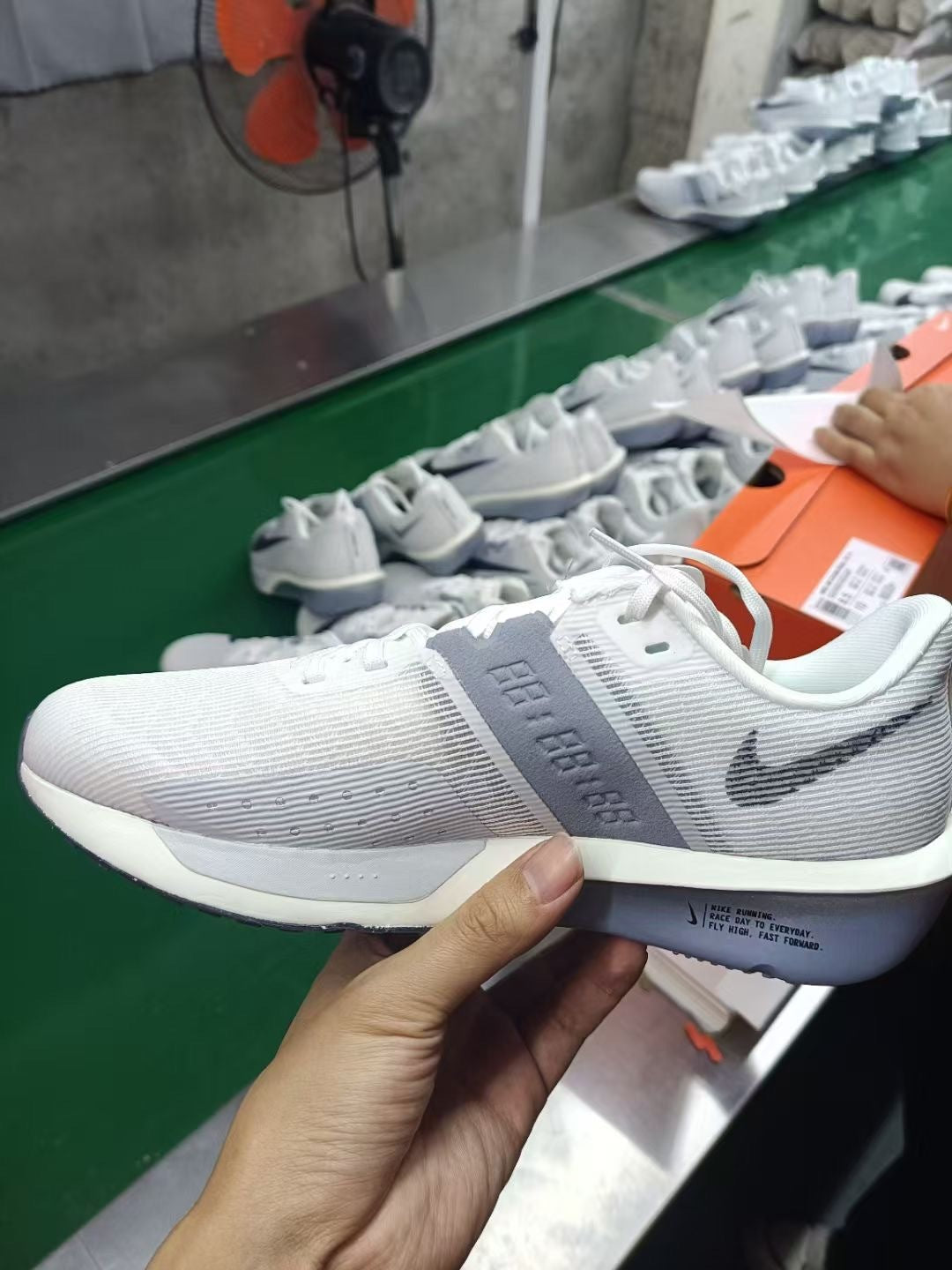 Nike Air Zoom Rival Fly 4 Running Shoes FV6040-102 Gray White