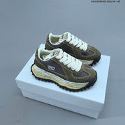 Maison Mihara Yasuhiro Larry Low-Top Sneakers in Olive