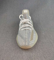 adidas Yeezy Boost 350 V2 Knit Sneakers, Gray and Cream