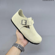 Birkenstock Boston Shearling Clog in Cream Suede