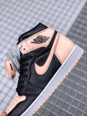 Air Jordan 1 High OG Crimson Tint Sneakers Black Pink