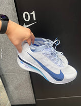 Nike Vaporfly Next% 4 Road Racing Shoes, White and Blue HF6414-001
