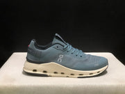 On Cloudnova Form 2 Sneakers in Blue and Cream
