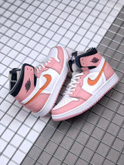 Jordan 1 High Zoom CMFT Pink White Orange Sneakers CT0979-601