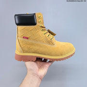 Timberland Embossed Leather-Style Lace-Up Boots