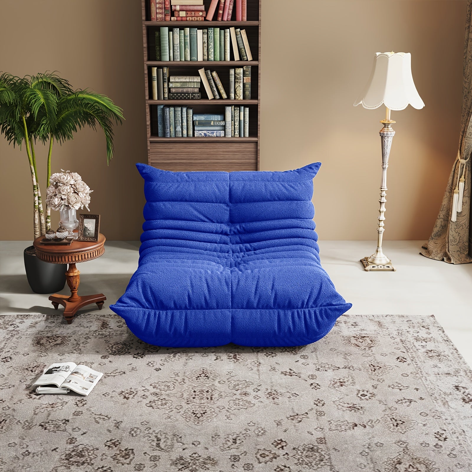 for CATERPILLAR Sofa, Modern Minimalist Style, Comfortable Lazy Sofa, Armless Cushion Floor Chair, Teddy Sofa Bed, Suitable for Various Room Types, Game Sofa, Balcony Tatami, Single - Double - Triple Sofa Bed, A Gift for Friends On Festivals.