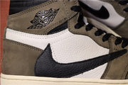 Air Jordan 1 High OG TS SP Sneakers, Brown and White, CD4487-100