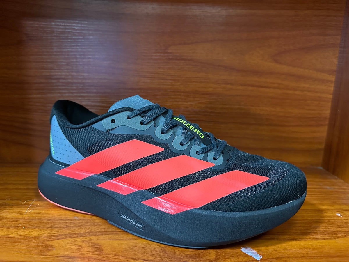 Adidas Adizero Running Shoes in Black and Coral