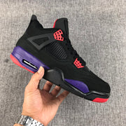 Jordan Air Jordan 4 Raptors Black Purple Red Sneakers