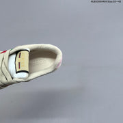 Gucci Screener Low-Top Sneakers in Beige and Pink