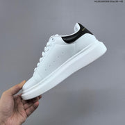 Alexander McQueen Oversized Low-Top Sneakers, White and Black HL281000308