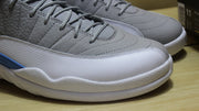 Air Jordan 12 GreyBlue High-Top Sneakers