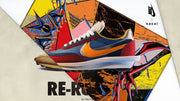Nike x sacai LDV Waffle Sneakers Blue Red BV0073-400