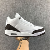 Air Jordan 3 Retro Mocha White and Brown Sneakers