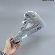 Jordan Air Jordan 5 Retro Wolf Grey High-Top Sneakers