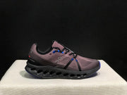 On Cloudsurfer Running Shoes in Charcoal and Blue