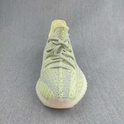 Yeezy 350 V2 Knit Sneakers in Pale Yellow and Gray