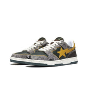 BAPE SK8 Sta Sneakers Gray Yellow 1H80-191-007