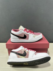 Jordan Air Jordan 1 Low SE Pink White Sneakers LO0668-100