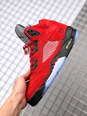 Jordan Air Jordan 5 Raging Bull Red Black Sneakers DD0587-600